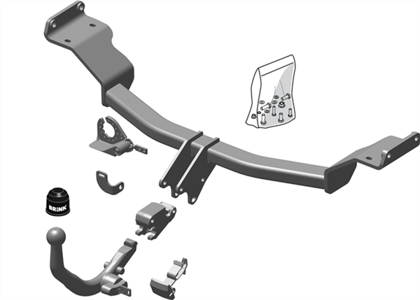 Hak holowniczy Brink Hyundai i30 Liftback 11-16