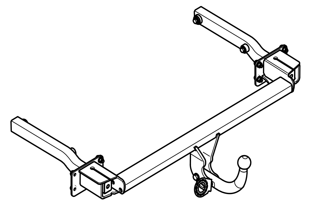 Hak holowniczy Westfalia Mercedes GLK X204 2008-2015