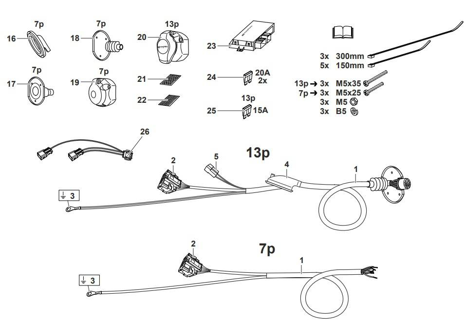 Wiązka Westfalia  305406300113