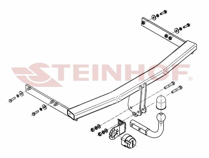 Hak holowniczy Steinhof SEAT Ibiza ST Kombi 2010-2016