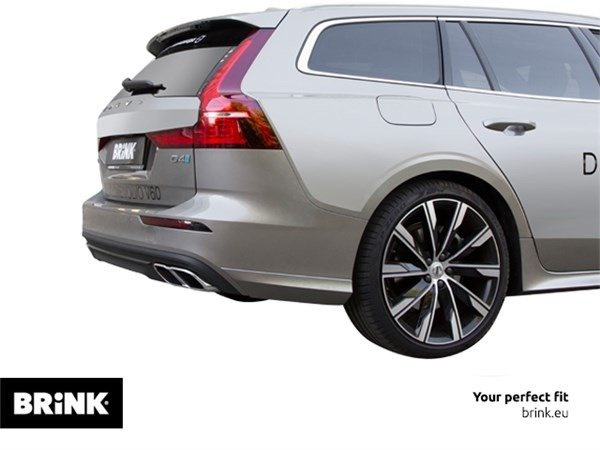 Hak holowniczy wypinany Brink Volvo V60 II 2018- | Wiązka 13 PIN