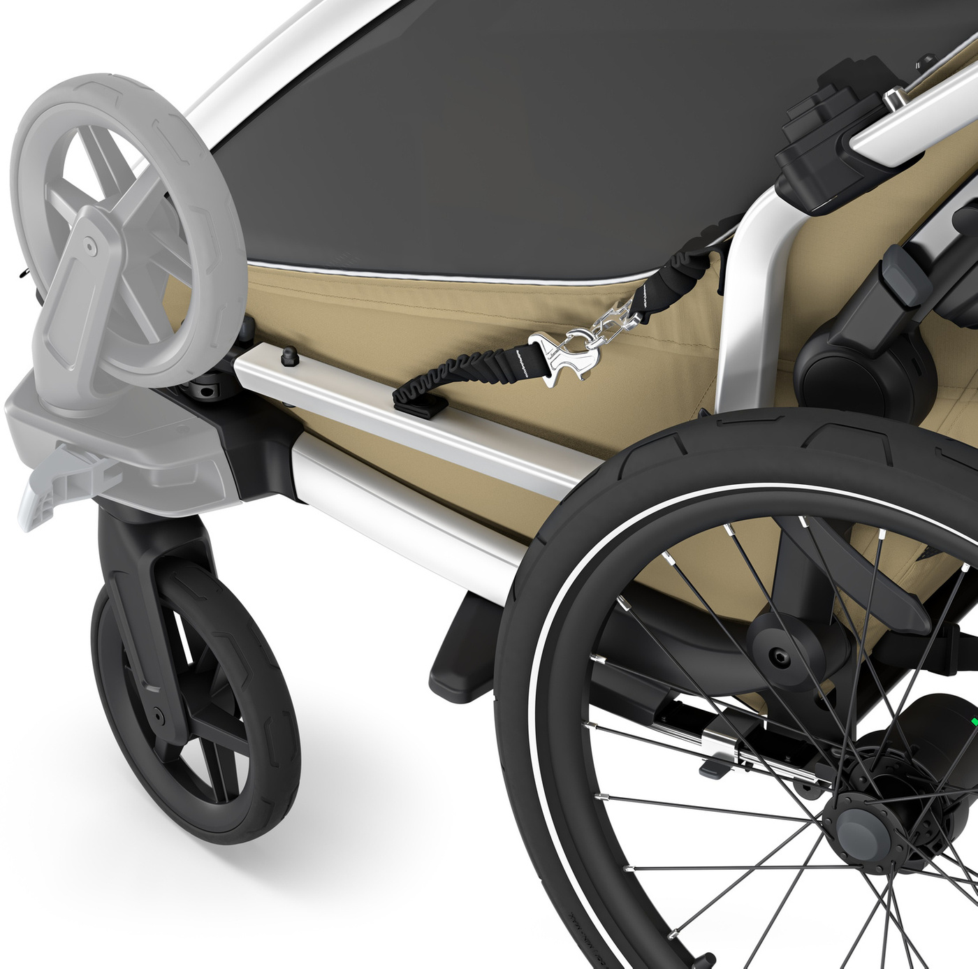 Przyczepka rowerowa | Thule Chariot Cross 2 Single Faded Khaki 10201036
