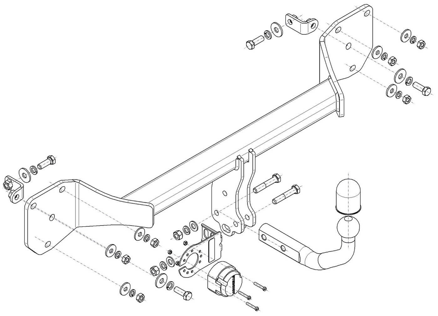 Hak holowniczy Steinhof M-168