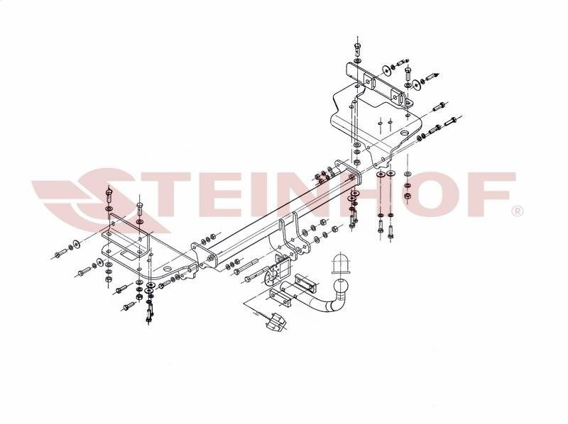 Hak holowniczy Steinhof Hyundai Tucson (JM) 2004-2010