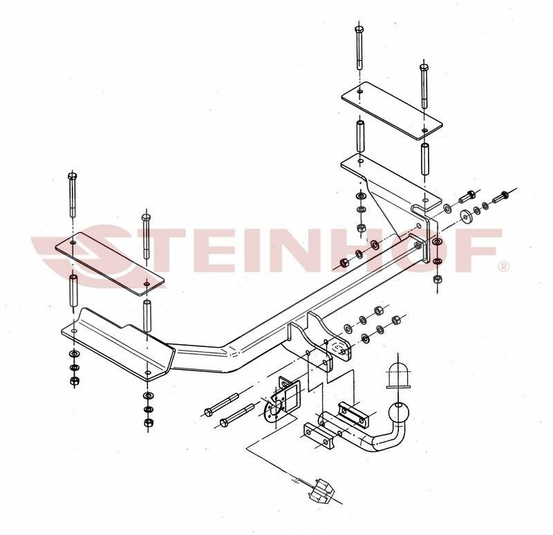 Hak holowniczy Steinhof Opel Astra II (G) Kombi 1998-2009