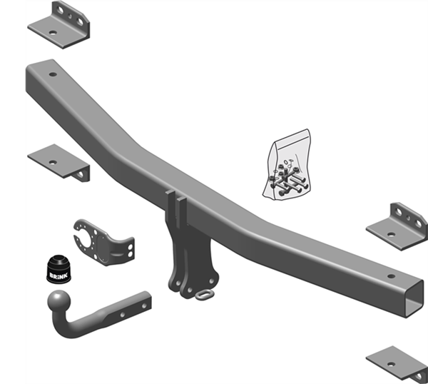 Hak holowniczy Brink 449000