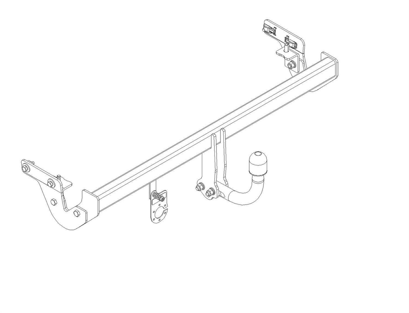 Hak holowniczy Autohak Citroen C3 III Hatchback 07.2016-