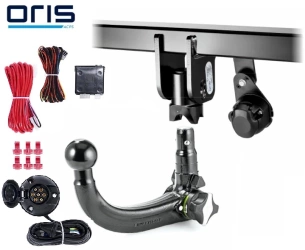 Wypinany pionowo hak holowniczy ORIS VW Volkswagen T6 2015-2024 + Moduł 7PIN
