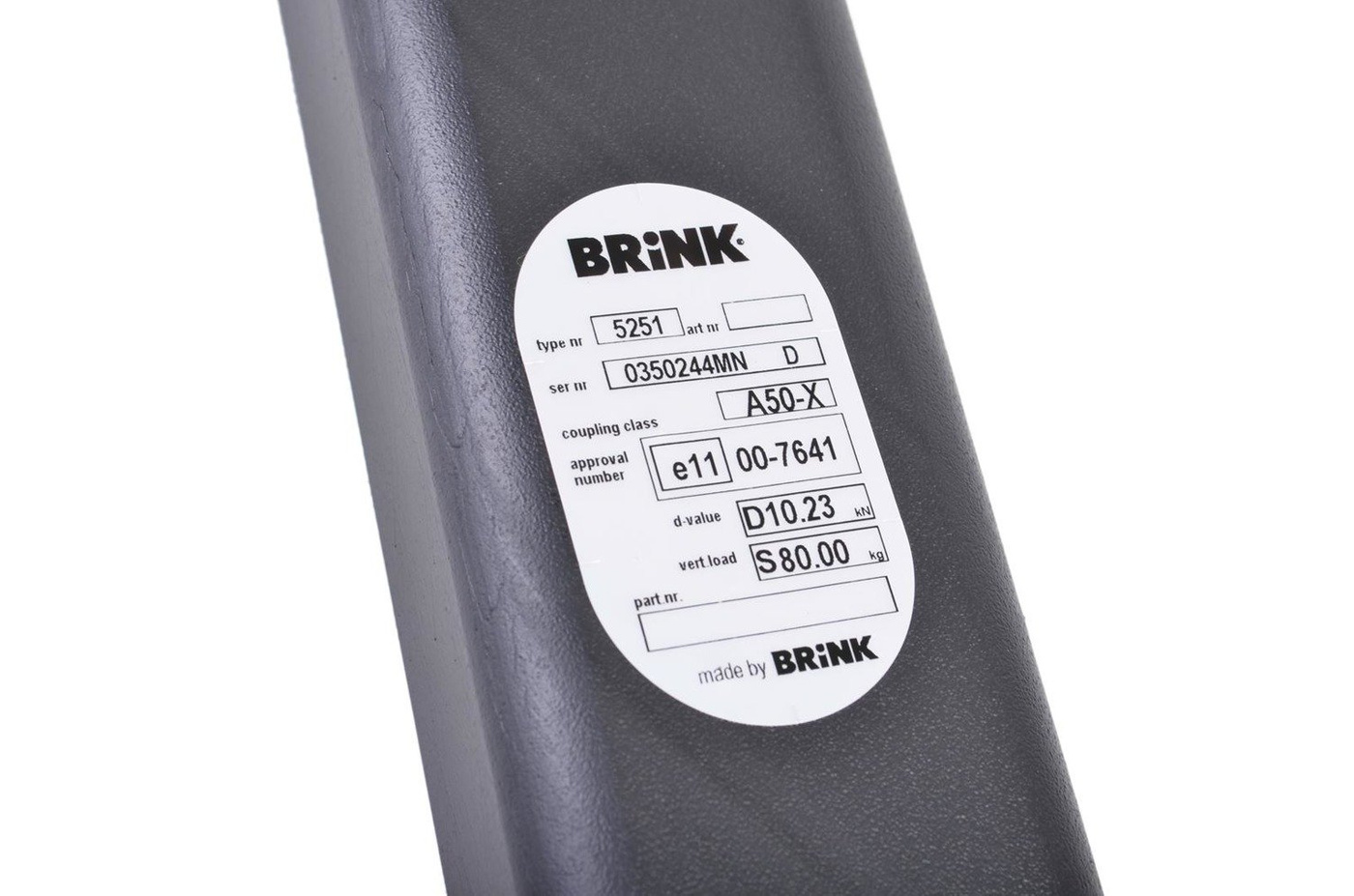 Hak holowniczy Brink BMW X1 E84 09.2009-06.2012