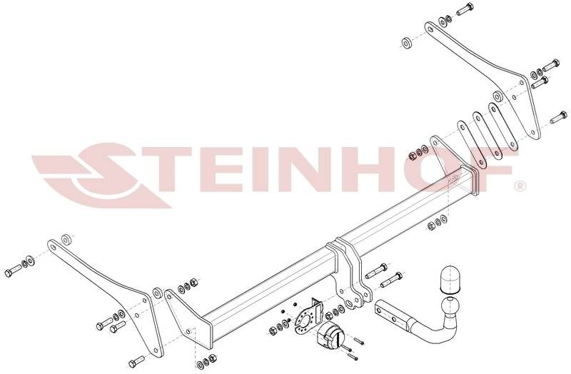 Hak holowniczy Steinhof Dacia Jogger 2022-