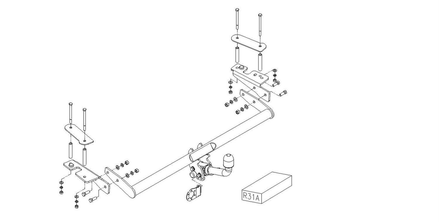 Hak holowniczy Autohak R 31A