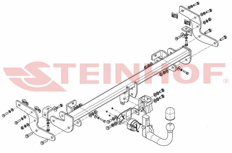 Hak holowniczy Steinhof Citroen C4 Cactus 2014-2018