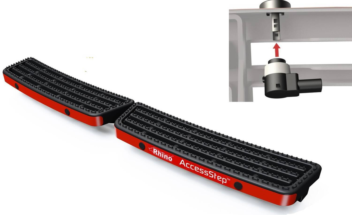 Tylny stopień dla aut dostawczych Rhino AccessStep SS238BR