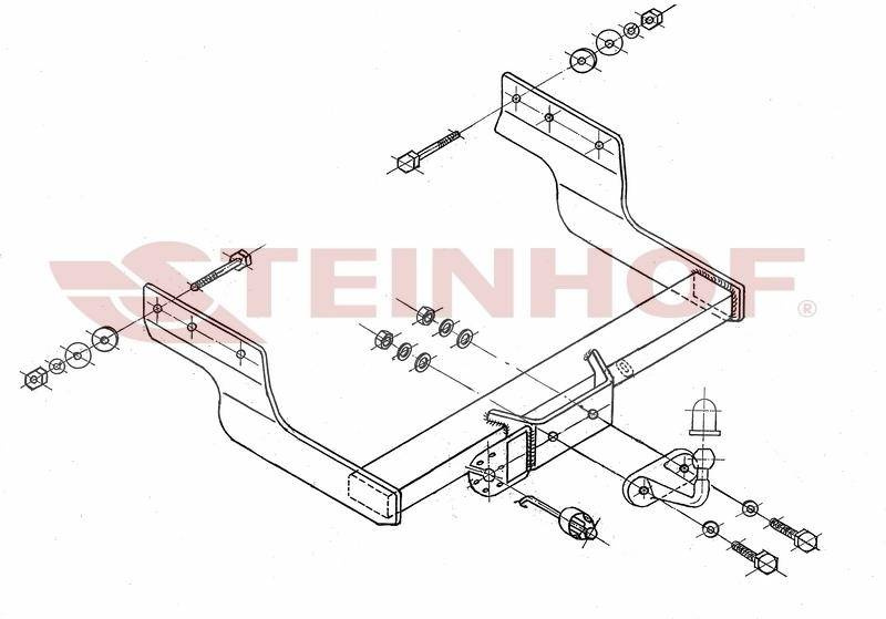 Hak holowniczy Steinhof Ford Transit 2000-2013