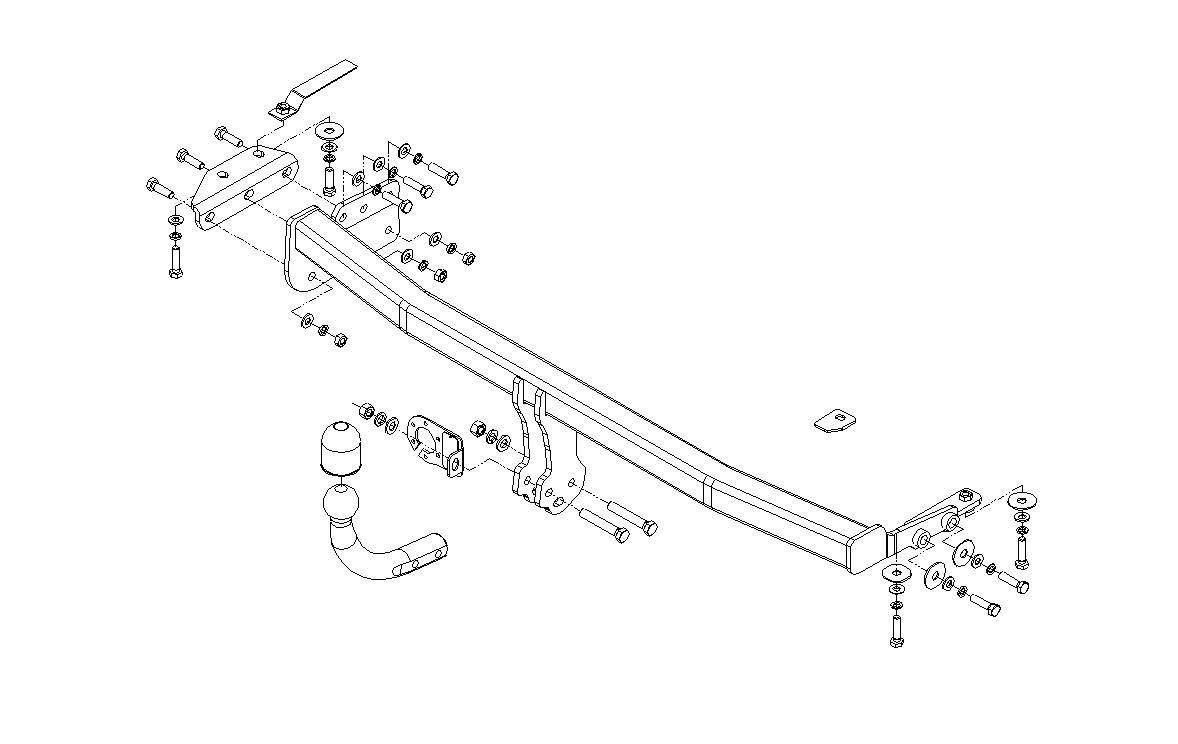 Hak holowniczy Autohak V54