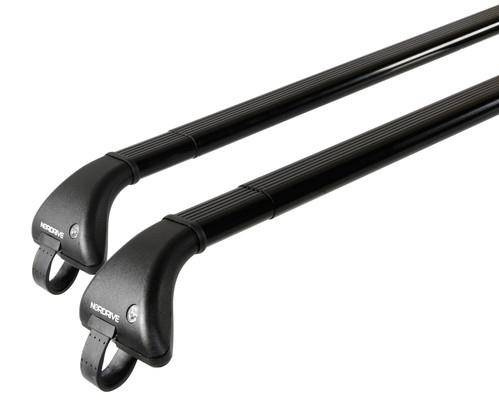 Nordrive N15012 "SNAP-FIT" TELESCOPIC STEEL BARS 110-140CM BLACK COLOR