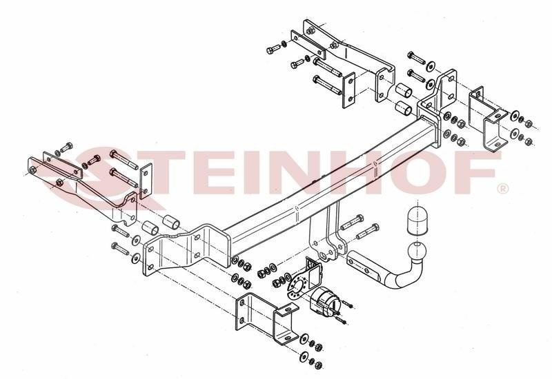 Hak holowniczy Steinhof Mercedes E klasa Kombi S211 2003-2009