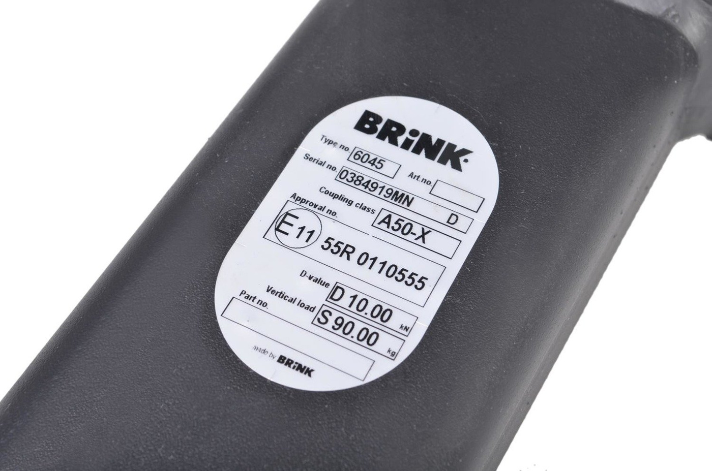 Hak holowniczy Brink 604500