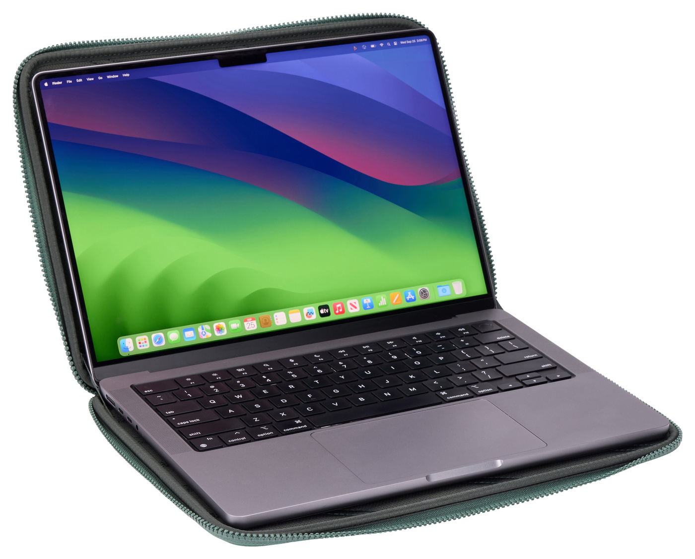 Thule Gauntlet 5 Sleeve 14 Hazy Green 3205411 – sztywne etui do MacBooka 14