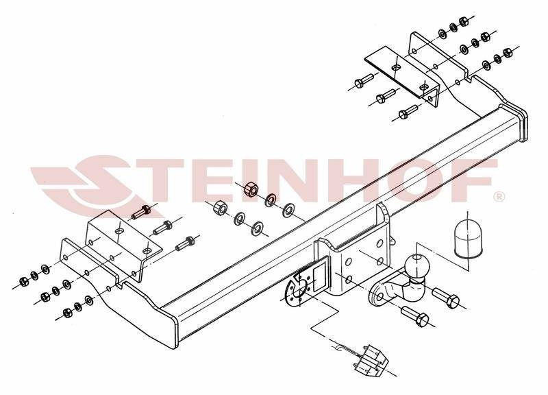 Hak holowniczy Steinhof T-185