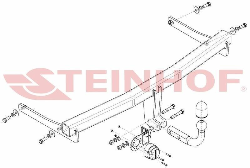 Hak holowniczy Steinhof Volkswagen Passat CC 2008-2012