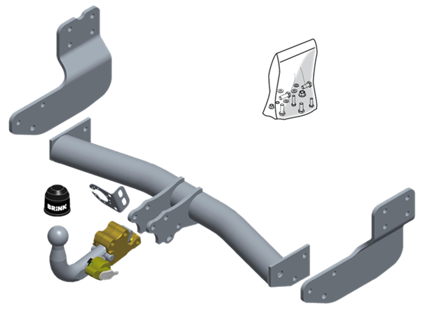 Hak wypinany Brink Ford Transit Tourneo 2012-2014