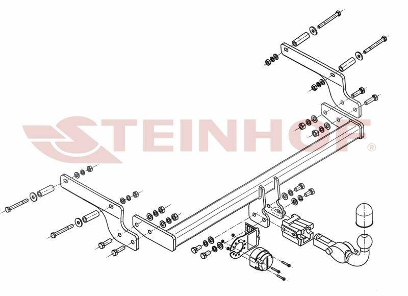 Hak holowniczy Steinhof Dacia Logan 2013-