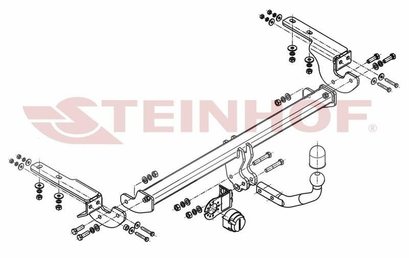 Hak holowniczy Steinhof Citroen DS4 / DS 4 2011-2018