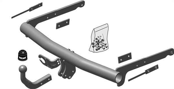 Hak holowniczy Brink Ford Mondeo Mk4 Liftback 2007-2014