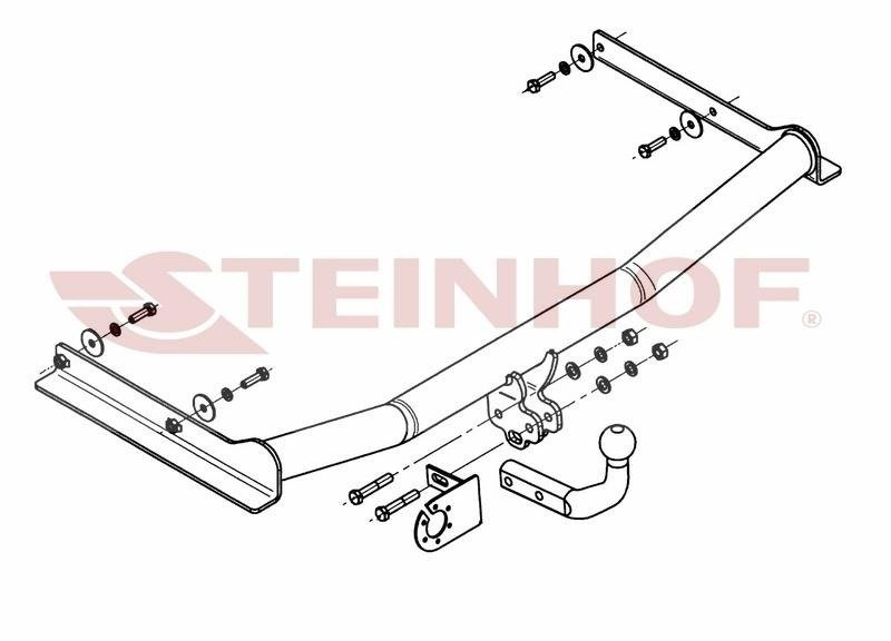 Hak holowniczy Steinhof Volkswagen Golf III Kombi 93-99