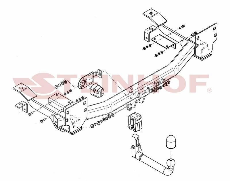Hak holowniczy Steinhof Land Rover Range Rover 02-12