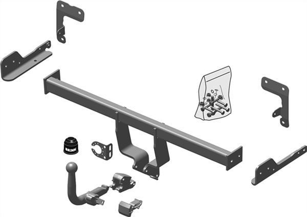 Hak holowniczy Brink 534300