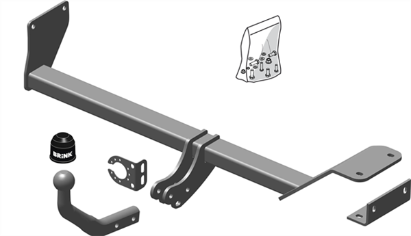 Hak holowniczy Brink 551100