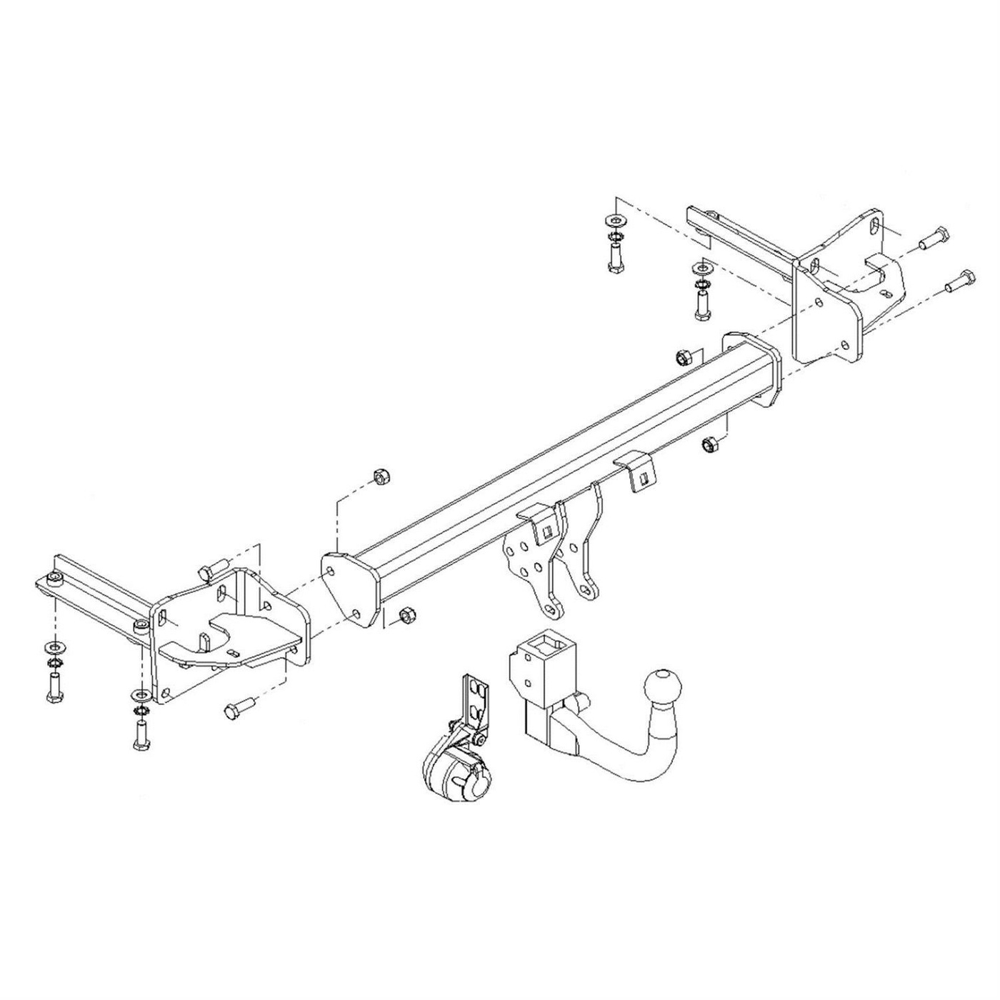 Hak holowniczy Witter G125Q