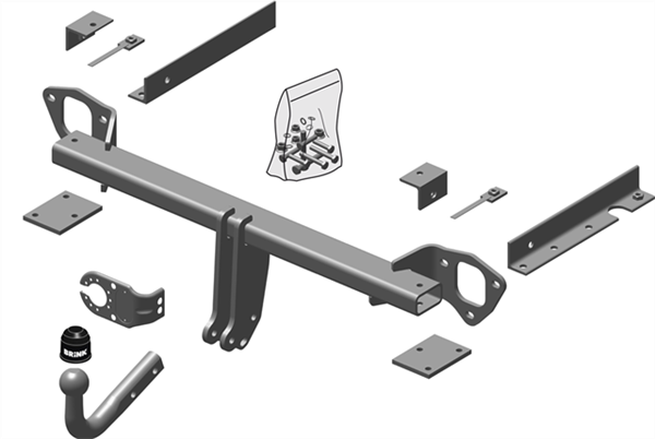 Hak holowniczy Brink 502900