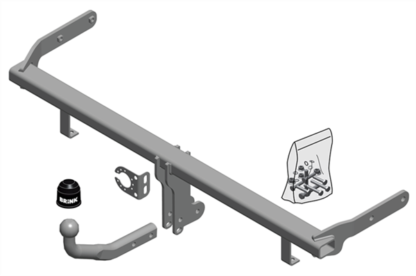 Hak holowniczy Brink 678800
