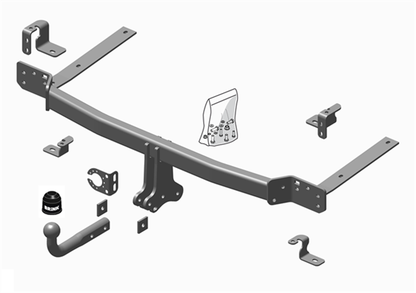 Hak holowniczy Brink Honda CR-V IV 2012-2018