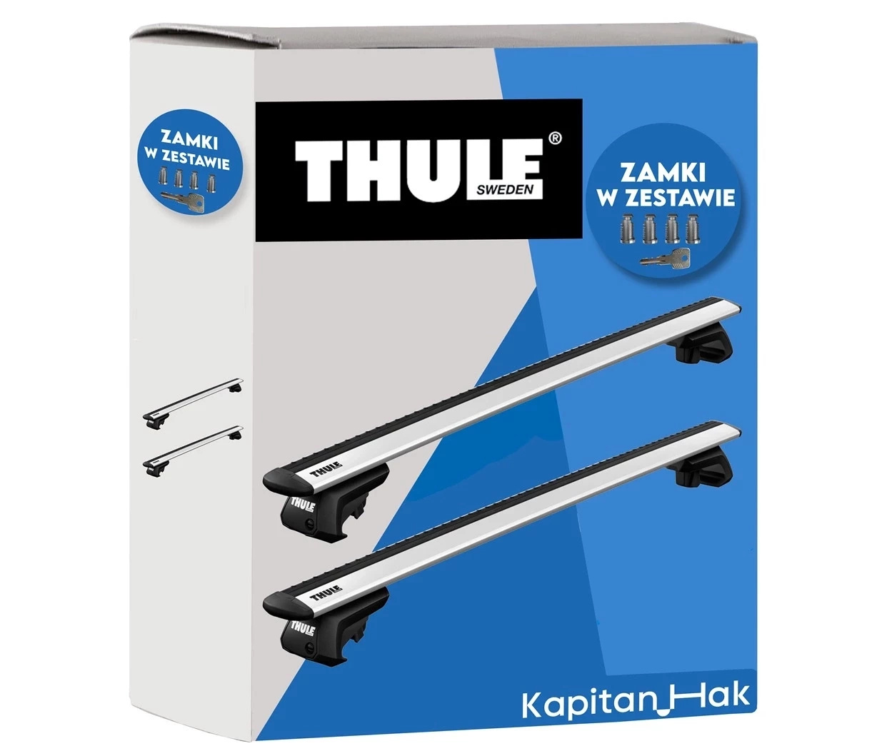 Bagażnik dachowy Thule Wingbar EVO | Toyota Land Cruiser Prado 250 2024-