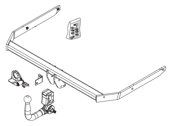 Hak holowniczy BRINK Ford Focus III Hatchback 2010-2018