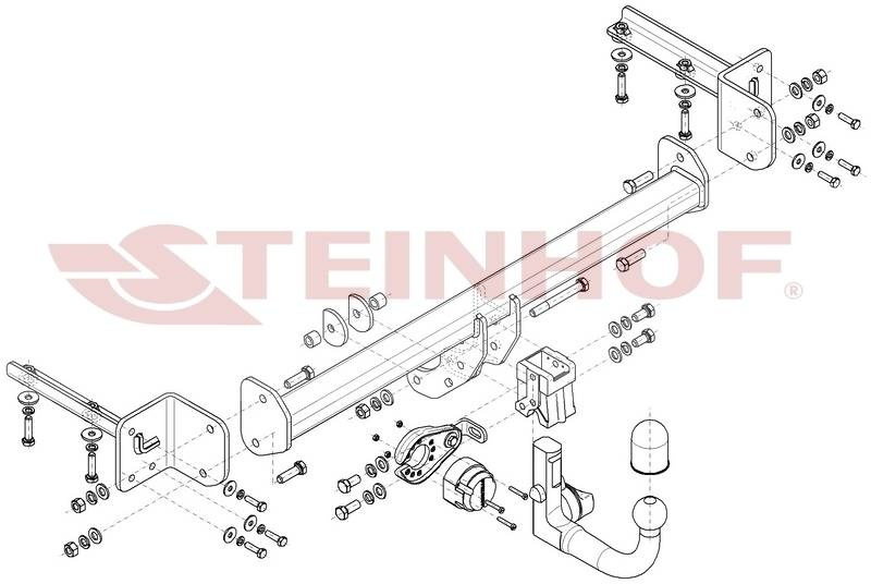 Hak holowniczy Steinhof Honda CR-V V 2018-