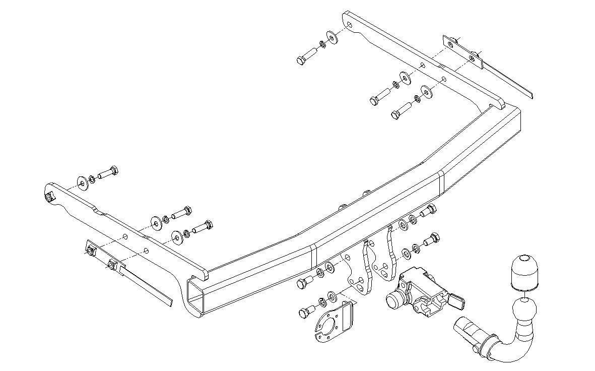 Hak holowniczy Autohak C54A