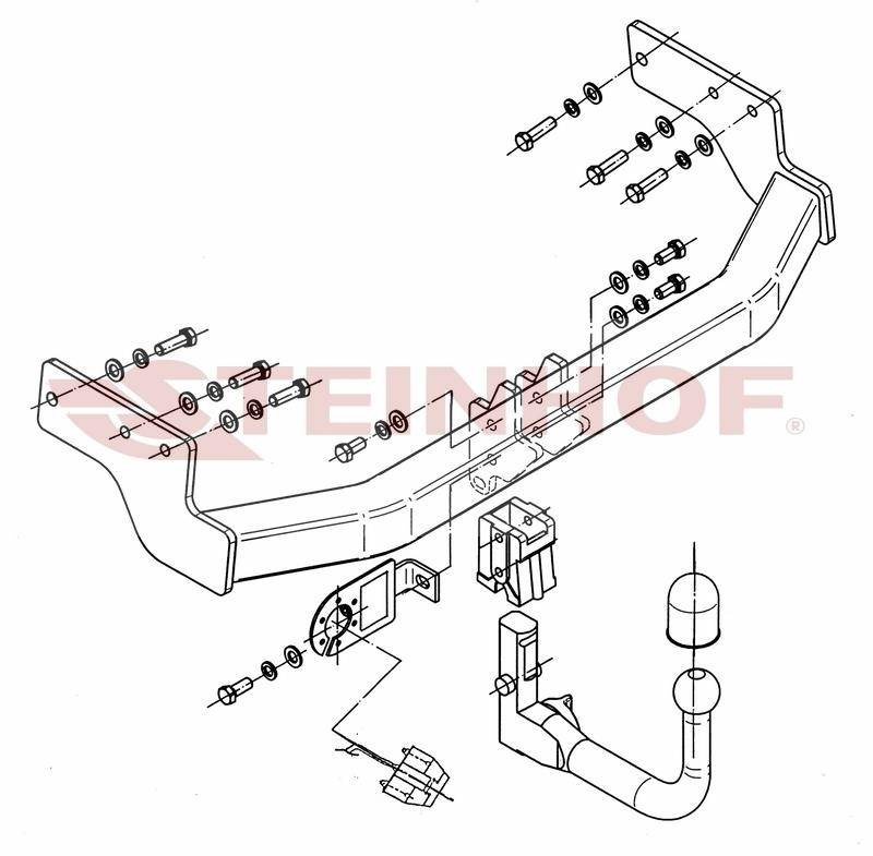 Hak holowniczy Steinhof Mazda CX-9 2007-2012