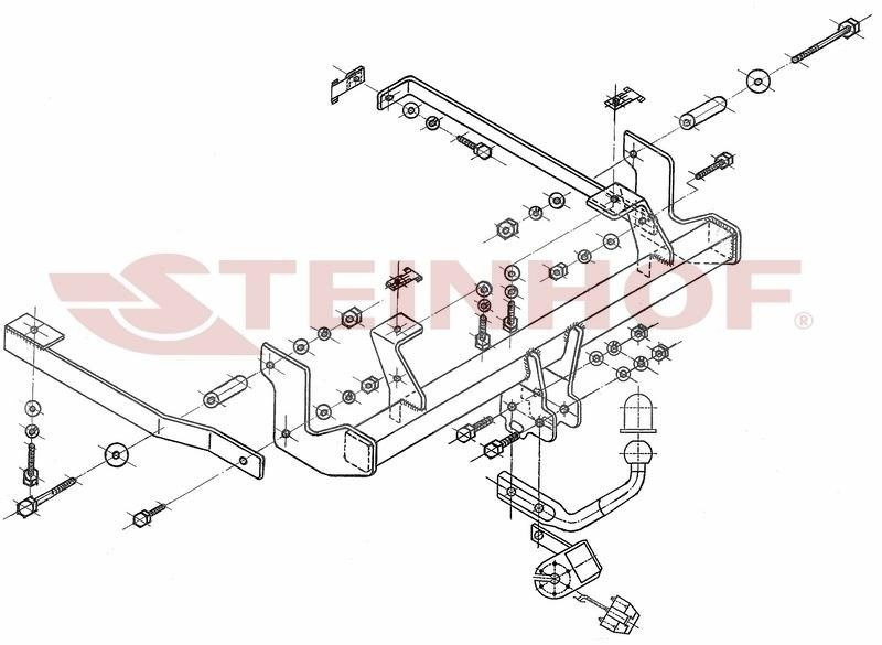 Hak holowniczy Steinhof F-147