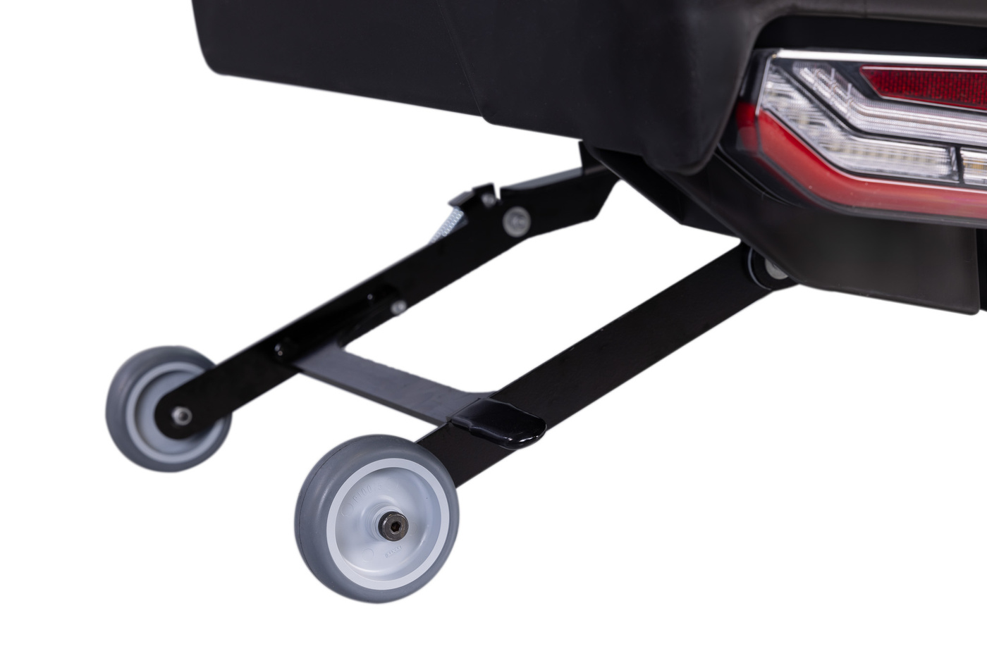 Box na hak 330l | Kufer Towbox Alpha Black LED