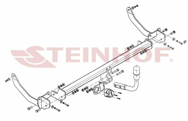 Hak holowniczy Steinhof Peugeot 308 I SW 2008-2014