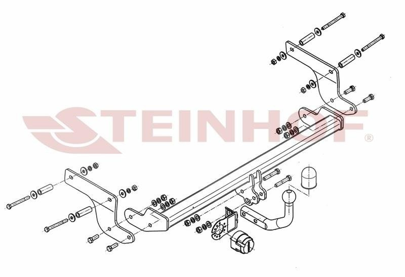 Hak holowniczy Steinhof Renault Clio IV Hatchback 2012-