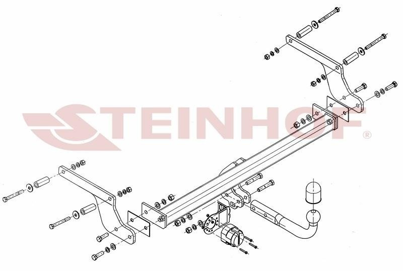 Hak holowniczy Steinhof Dacia Duster I 03.2010-10.2013