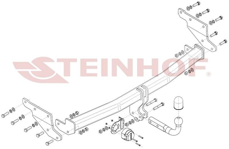 Hak holowniczy Steinhof Nissan Qashqai III J12 2021-