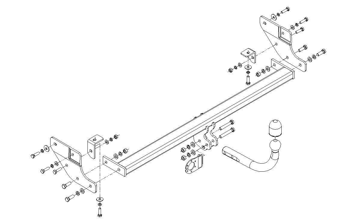 Hak holowniczy Autohak J57