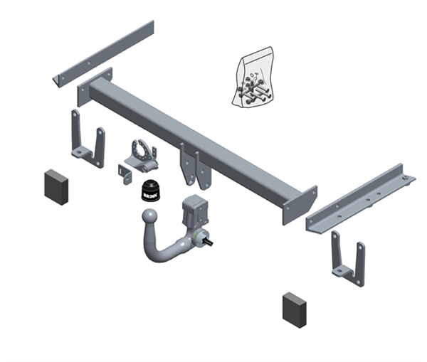 Hak holowniczy Brink 642300